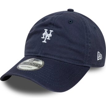 Шапка извита тъмносин регулируем 9TWENTY Washed Mini на New York Mets MLB от New Era