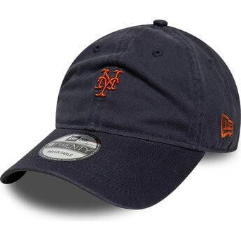 Шапка извита тъмносин регулируем 9TWENTY Mini на New York Mets MLB от New Era