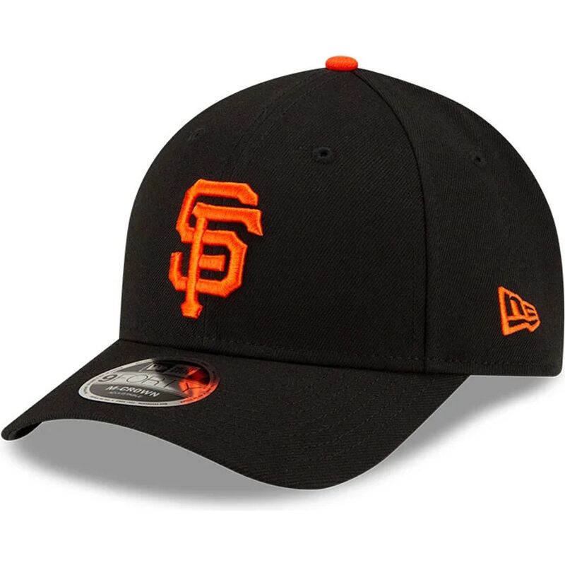 shapka-izvita-cherna-snapbek-9forty-m-crown-player-replica-na-san-francisco-giants-mlb-ot-new-era