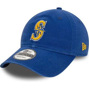 Шапка извита синя регулируем 9TWENTY Core Classic на Seattle Mariners MLB от New Era