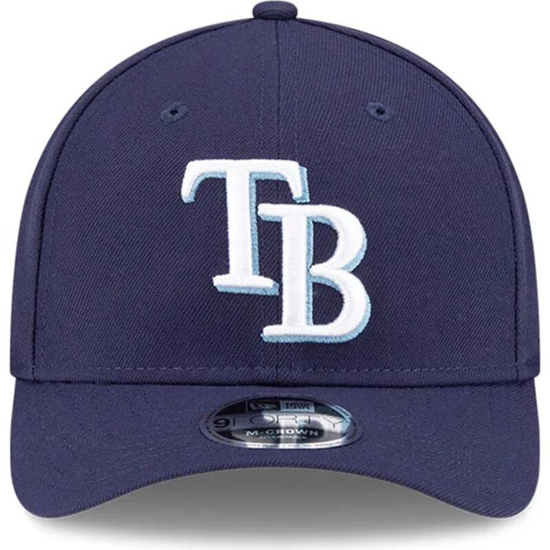 shapka-izvita-tmnosin-snapbek-9forty-m-crown-player-replica-na-tampa-bay-rays-mlb-ot-new-era