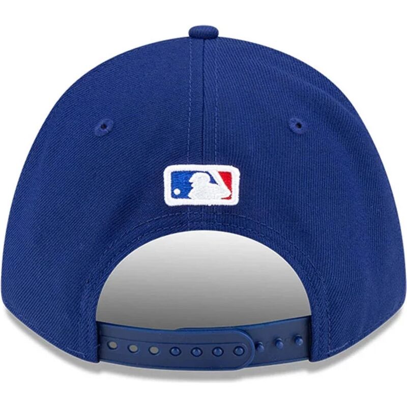 shapka-izvita-sinya-snapbek-9forty-m-crown-player-replica-na-texas-rangers-mlb-ot-new-era