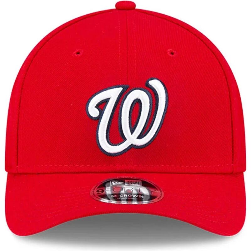 shapka-izvita-chervena-snapbek-9forty-m-crown-player-replica-na-washington-nationals-mlb-ot-new-era