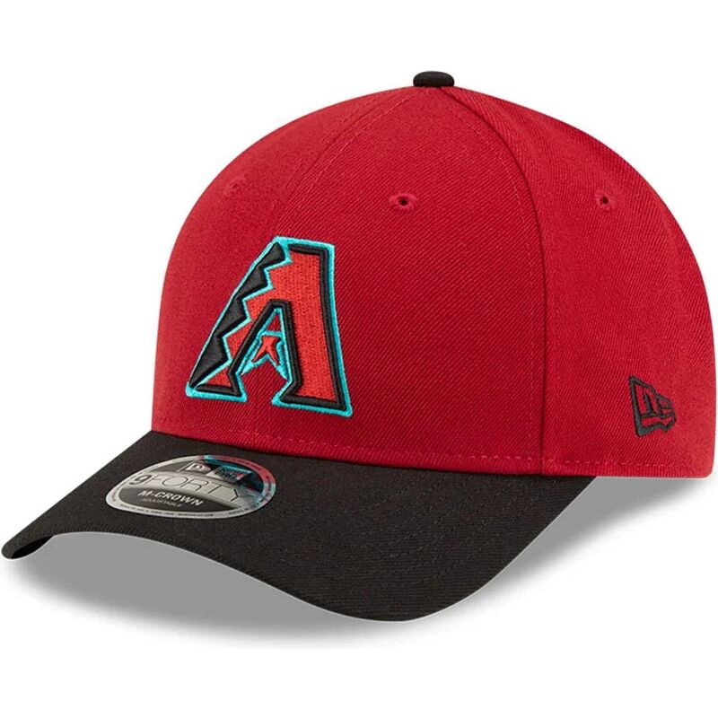 shapka-izvita-chervena-snapbek-9forty-m-crown-player-replica-na-arizona-diamondbacks-mlb-ot-new-era