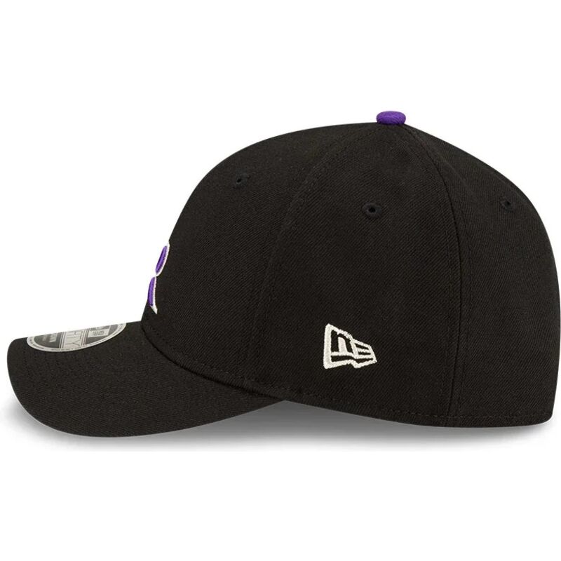 shapka-izvita-cherna-snapbek-9forty-m-crown-player-replica-na-colorado-rockies-mlb-ot-new-era