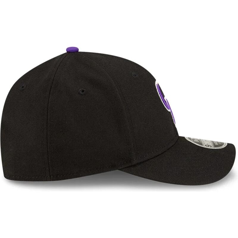 shapka-izvita-cherna-snapbek-9forty-m-crown-player-replica-na-colorado-rockies-mlb-ot-new-era