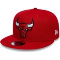 shapka-ploska-chervena-snapbek-9fifty-na-chicago-bulls-nba-ot-new-era