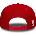 shapka-ploska-chervena-snapbek-9fifty-na-chicago-bulls-nba-ot-new-era