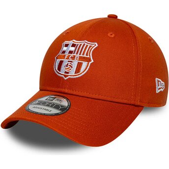 Шапка извита оранжев регулируем 9FORTY Seasonal на FC Barcelona LALIGA от New Era