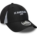 shapka-izvita-cherna-snapbek-9forty-m-crown-featherweight-poly-na-fc-barcelona-laliga-ot-new-era