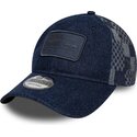 shapka-izvita-tmnosin-reguliruem-9twenty-patterned-denim-na-red-bull-racing-formula-1-ot-new-era
