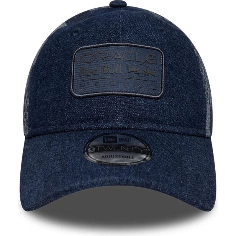 shapka-izvita-tmnosin-reguliruem-9twenty-patterned-denim-na-red-bull-racing-formula-1-ot-new-era