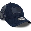 shapka-izvita-tmnosin-reguliruem-9twenty-patterned-denim-na-red-bull-racing-formula-1-ot-new-era