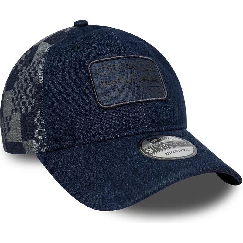 shapka-izvita-tmnosin-reguliruem-9twenty-patterned-denim-na-red-bull-racing-formula-1-ot-new-era