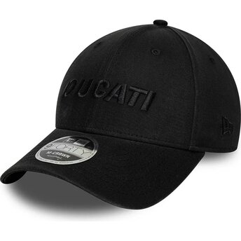Шапка извита черна снапбек 9FORTY M-Crown Wordmark на Ducati Motor MotoGP от New Era