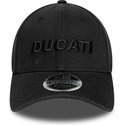 shapka-izvita-cherna-snapbek-9forty-m-crown-wordmark-na-ducati-motor-motogp-ot-new-era