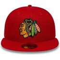 shapka-ploska-chervena-prilepnala-59fifty-basic-na-chicago-blackhawks-nhl-ot-new-era