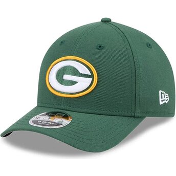 Шапка извита зелена снапбек 9FORTY M-Crown Team на Green Bay Packers NFL от New Era