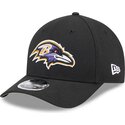 shapka-izvita-cherna-snapbek-9forty-m-crown-team-na-baltimore-ravens-nfl-ot-new-era