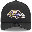shapka-izvita-cherna-snapbek-9forty-m-crown-team-na-baltimore-ravens-nfl-ot-new-era