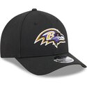 shapka-izvita-cherna-snapbek-9forty-m-crown-team-na-baltimore-ravens-nfl-ot-new-era