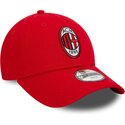 shapka-izvita-chervena-reguliruem-za-deca-9forty-core-na-ac-milan-serie-a-ot-new-era