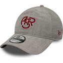 shapka-izvita-siv-reguliruem-9twenty-fleck-cord-na-associazione-sportiva-roma-serie-a-ot-new-era