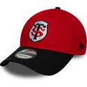 shapka-izvita-chervena-snapbek-9forty-team-na-stade-toulousain-top-14-ot-new-era