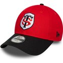 shapka-izvita-chervena-snapbek-za-deca-9forty-team-na-stade-toulousain-top-14-ot-new-era