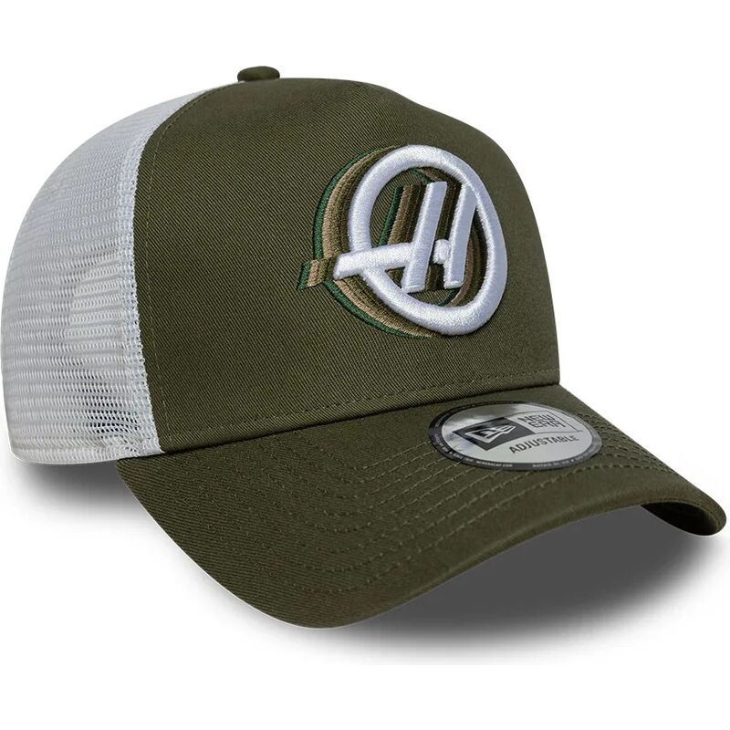 shapka-izvita-traker-zelena-snapbek-a-frame-seasonal-na-haas-f1-team-formula-1-ot-new-era