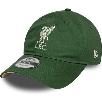 Шапка извита зелена регулируем 9TWENTY Seasonal на Liverpool Football Club Premier League от New Era