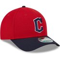 shapka-izvita-chervena-snapbek-9forty-m-crown-player-replica-na-cleveland-guardians-mlb-ot-new-era