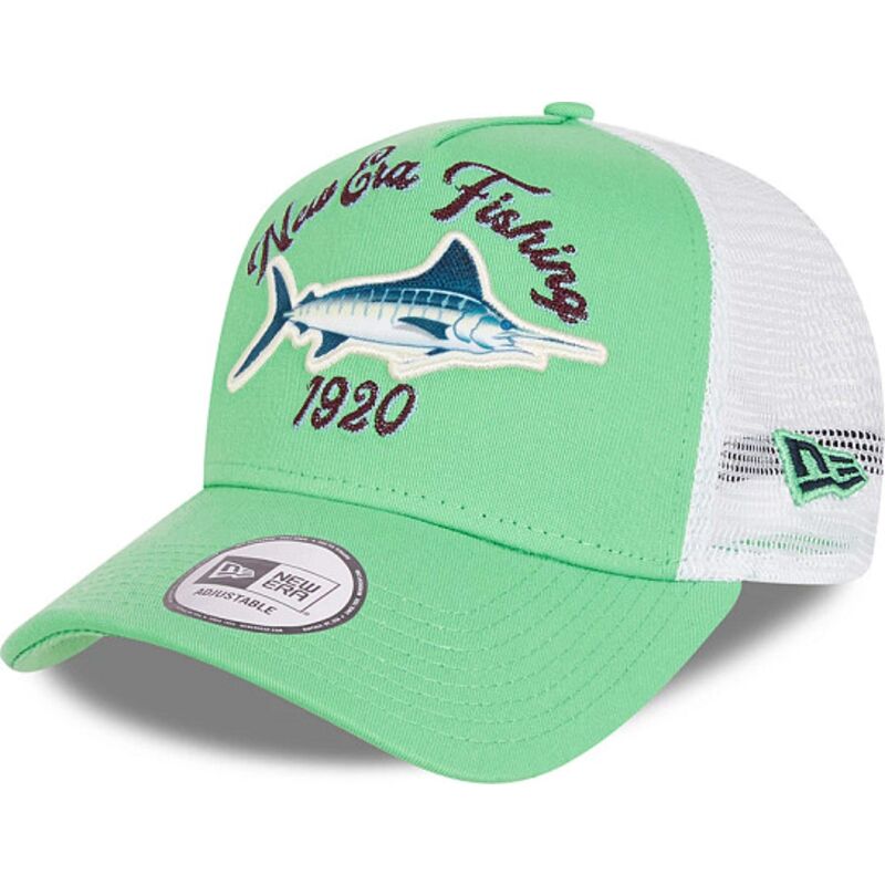 shapka-izvita-traker-zelena-snapbek-a-frame-fishing-ot-new-era