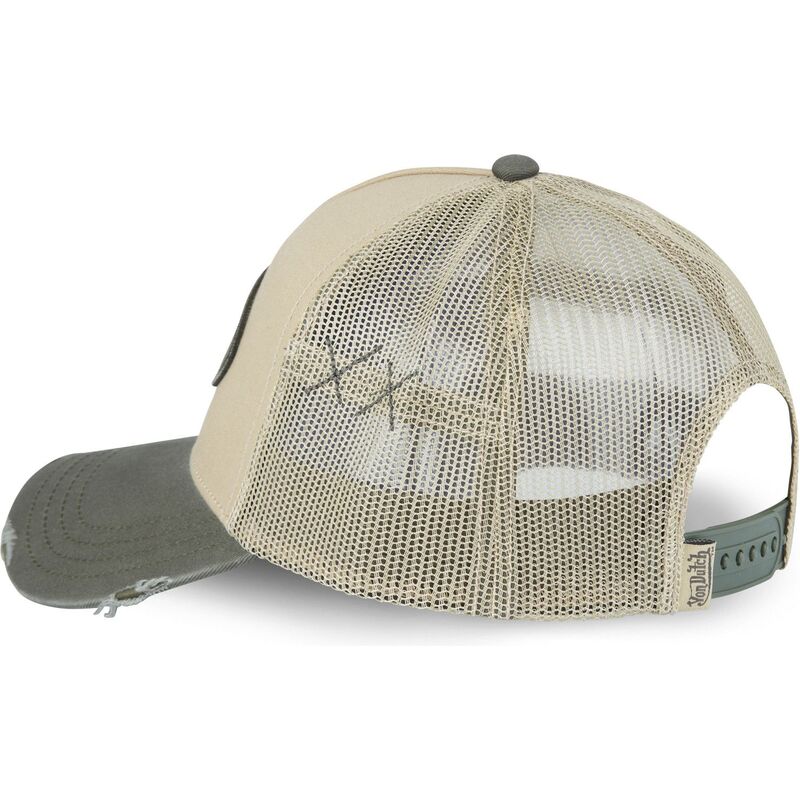 shapka-izvita-traker-bezhov-snapbek-used-02-ot-von-dutch