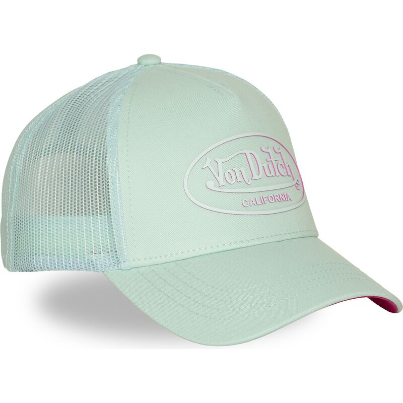 shapka-izvita-traker-zelena-snapbek-rosa-log21-ot-von-dutch