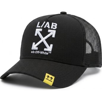 Шапка извита тракер черна снапбек Clamp Arrows от L/AB c/o Off-White™
