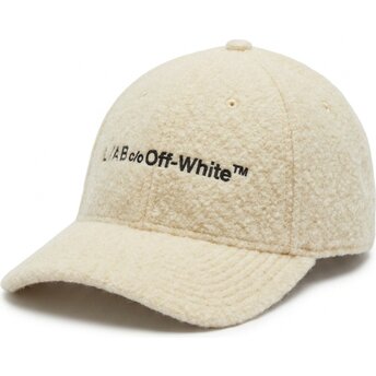 Шапка извита жълт регулируем Embroidered Sherpa от L/AB c/o Off-White™