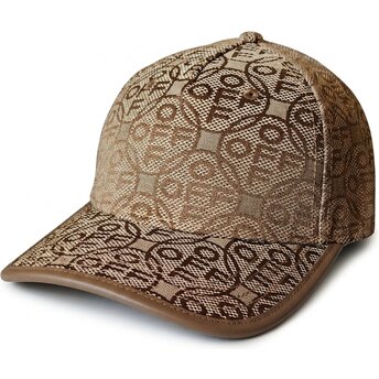Шапка извита кафяв регулируем Off Jacquard Canvas от L/AB c/o Off-White™
