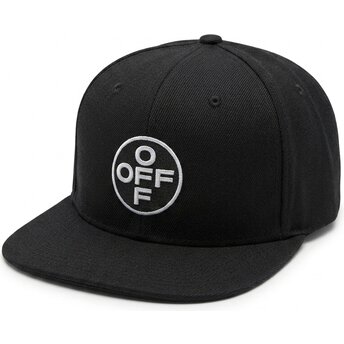 Шапка плоска черна снапбек Off Embroidered Twill от L/AB c/o Off-White™
