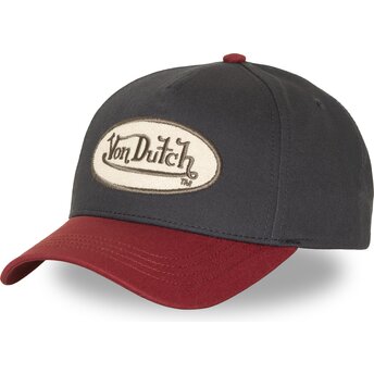 Шапка извита тъмносин снапбек TERRY FV от Von Dutch