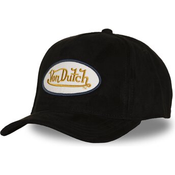 Шапка извита черна снапбек FUR FN от Von Dutch