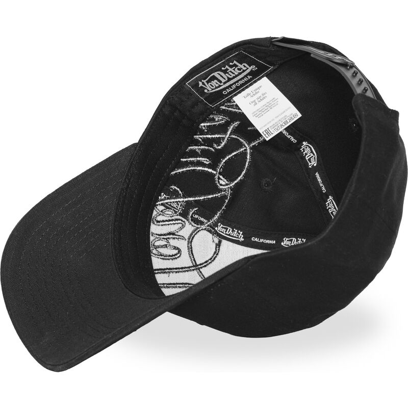 shapka-izvita-cherna-snapbek-chi04-ot-von-dutch
