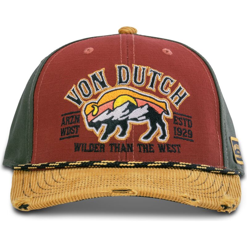 shapka-izvita-chervena-snapbek-sem15-ot-von-dutch