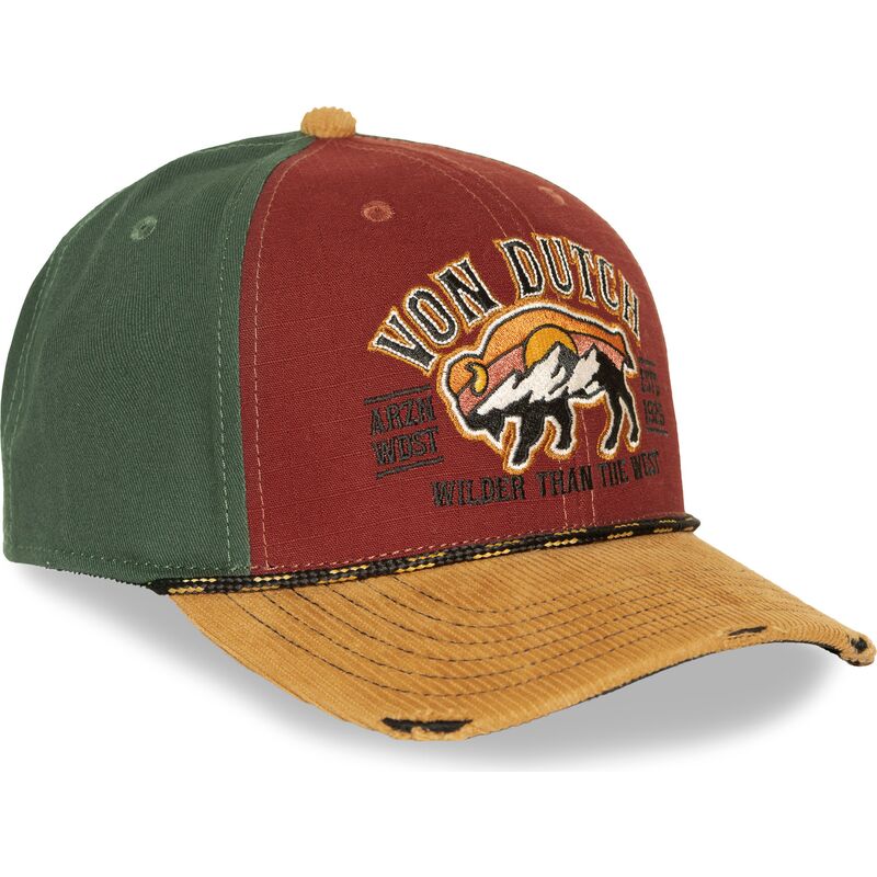 shapka-izvita-chervena-snapbek-sem15-ot-von-dutch
