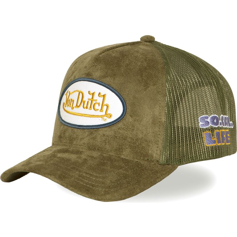 shapka-izvita-traker-zelena-snapbek-fur15-ot-von-dutch