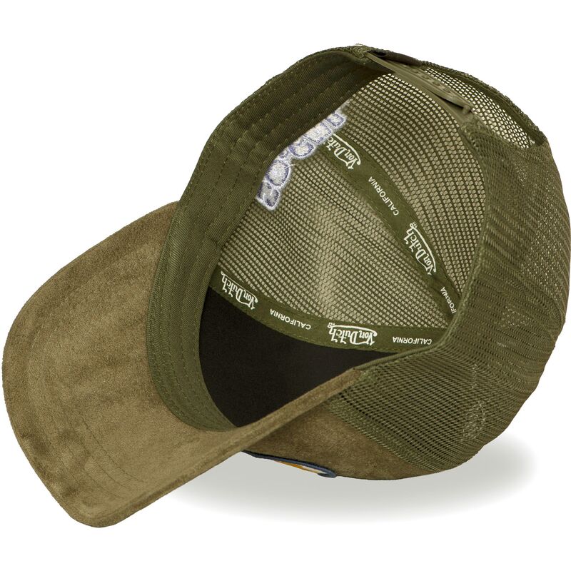 shapka-izvita-traker-zelena-snapbek-fur15-ot-von-dutch