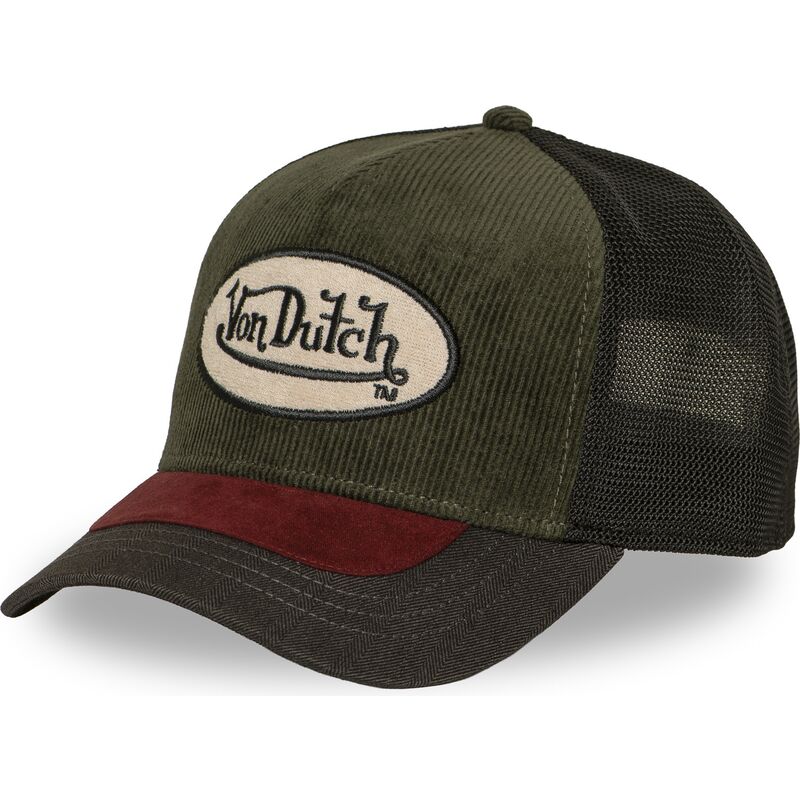 shapka-izvita-traker-zelena-snapbek-shield07-ot-von-dutch