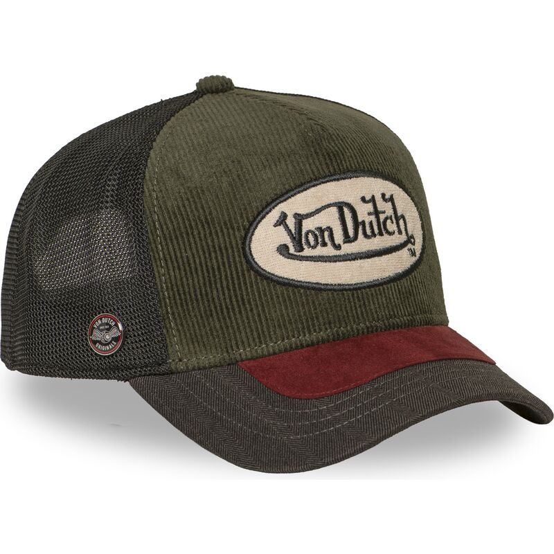 shapka-izvita-traker-zelena-snapbek-shield07-ot-von-dutch