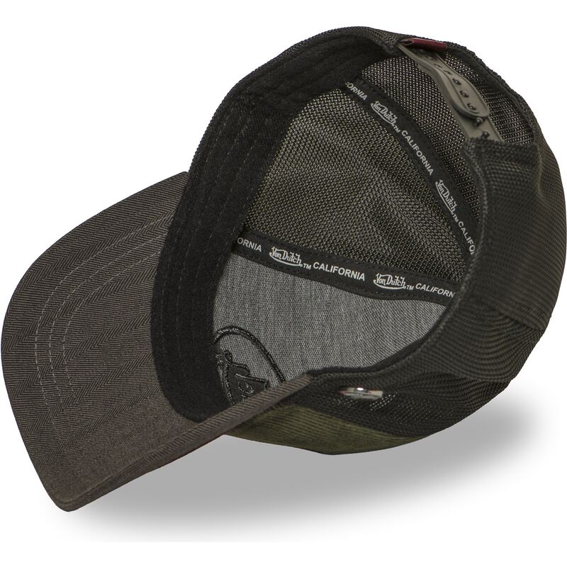 shapka-izvita-traker-zelena-snapbek-shield07-ot-von-dutch