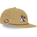 shapka-ploska-bezhov-snapbek-loo13-goob-silvestre-looney-tunes-ot-capslab